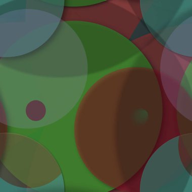 Çok renkli geometrik daire arka plan seamless modeli.