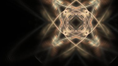 Fantezi kaotik renkli fraktal desen. Soyut Fraktal şekiller. 3D render resimde arka plan veya duvar kağıdı.