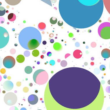 Çok renkli geometrik daire arka plan seamless modeli.