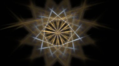 Fantezi kaotik renkli fraktal desen. Soyut Fraktal şekiller. 3D render resimde arka plan veya duvar kağıdı.