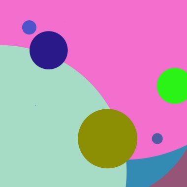 Daire geometrik yeni arka plan çok renkli desen.