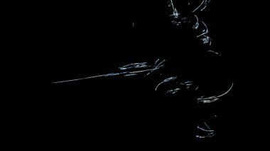 Fantezi kaotik renkli fraktal desen. Soyut Fraktal şekiller. 3D render resimde arka plan veya duvar kağıdı.