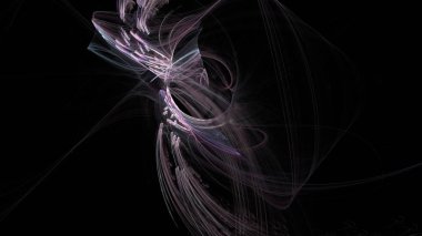 Fantezi kaotik renkli fraktal desen. Soyut Fraktal şekiller. 3D render resimde arka plan veya duvar kağıdı.