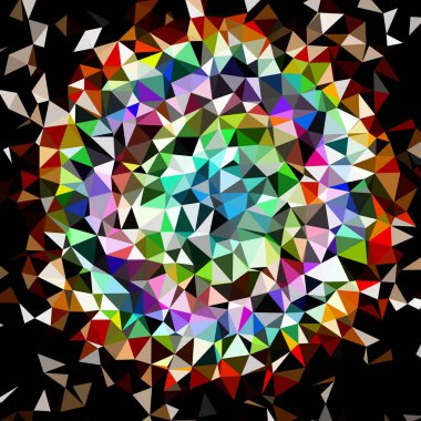 Arka plan çok renkli geometrik poligonal.