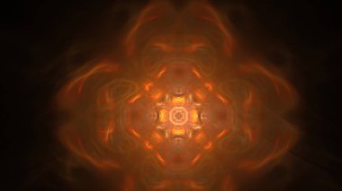 Fantezi kaotik renkli fraktal desen. Soyut Fraktal şekiller. 3D render resimde arka plan veya duvar kağıdı.