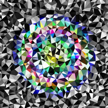 Arka plan çok renkli geometrik poligonal.