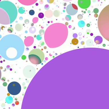 Çok renkli geometrik daire arka plan seamless modeli.