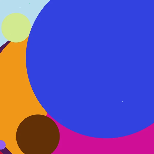 Cerchio Geometrico Elegante Astratto Sfondo Multicolore Modello — Foto Stock