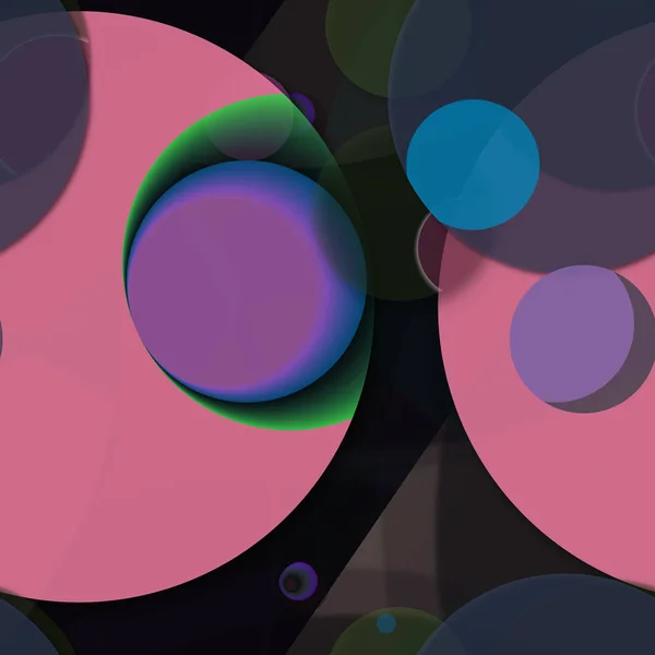 Astratto Sfondo Multicolore Cerchio Modello Geometrico — Foto Stock