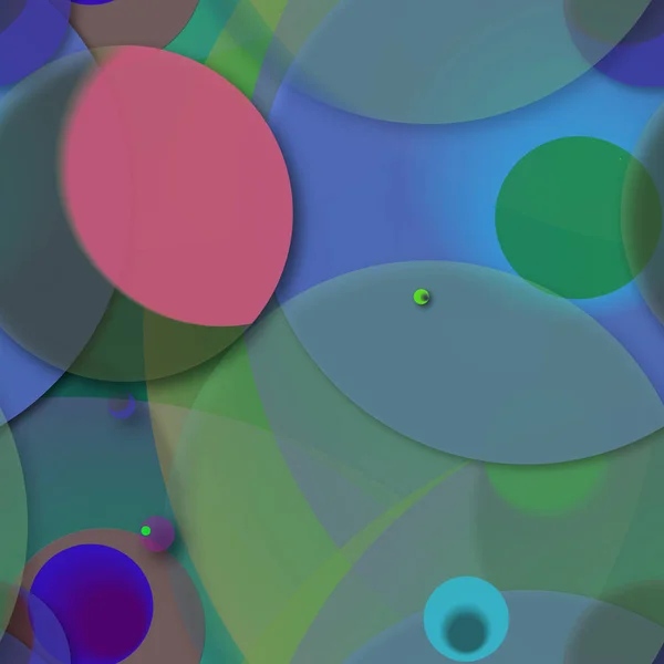 Fond Abstrait Cercle Multicolore Motif Géométrique — Photo