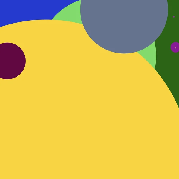 Círculo Geométrico Lindo Abstrato Fundo Multicolor — Fotografia de Stock
