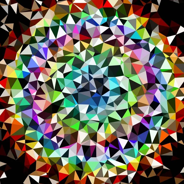 Fond Abstrait Multicolore Géométrique Poligonal — Photo