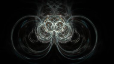 Fantezi kaotik renkli fraktal desen. Soyut Fraktal şekiller. 3D render resimde arka plan veya duvar kağıdı.