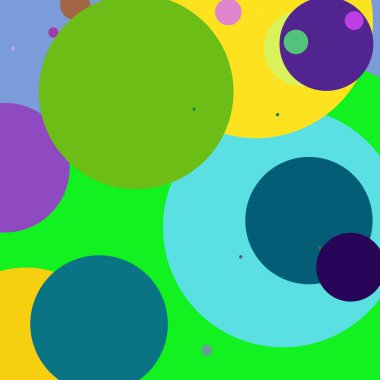 Daire geometrik şaşırtıcı arka plan çok renkli desen.