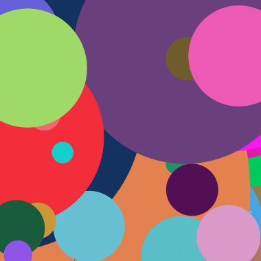 Daire geometrik güzel arka plan çok renkli desen.