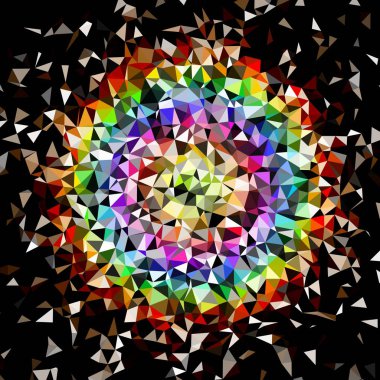Arka plan çok renkli geometrik poligonal.