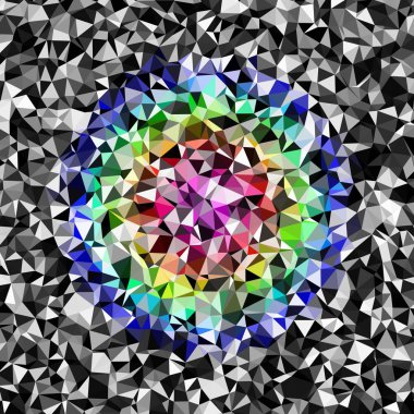 Arka plan çok renkli geometrik poligonal.