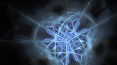 Fantezi kaotik renkli fraktal desen. Soyut Fraktal şekiller. 3D render resimde arka plan veya duvar kağıdı.