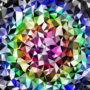 Arka plan çok renkli geometrik poligonal.