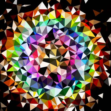 Arka plan çok renkli geometrik poligonal.