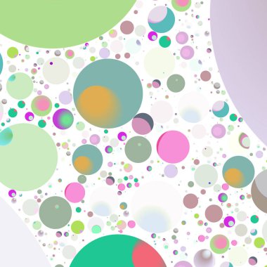 Çok renkli geometrik daire arka plan seamless modeli.