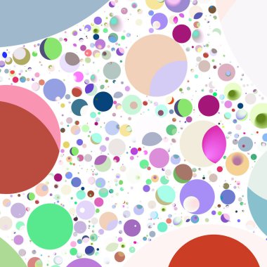 Çok renkli geometrik daire arka plan seamless modeli.