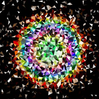 Arka plan çok renkli geometrik poligonal.
