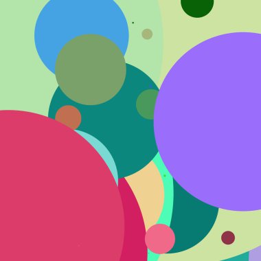 Daire geometrik şaşırtıcı arka plan çok renkli desen.