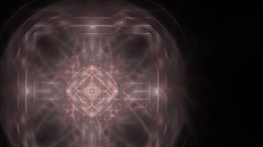 Fantezi kaotik renkli fraktal desen. Soyut Fraktal şekiller. 3D render resimde arka plan veya duvar kağıdı.