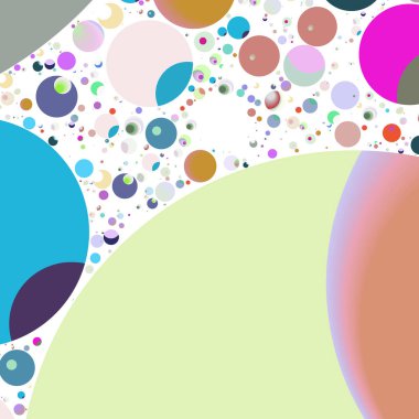 Çok renkli geometrik daire arka plan seamless modeli.