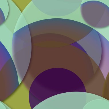 Çok renkli geometrik daire arka plan seamless modeli.