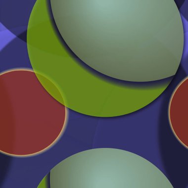 Çok renkli geometrik daire arka plan seamless modeli.