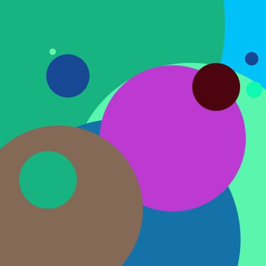 Daire geometrik yeni arka plan çok renkli desen.