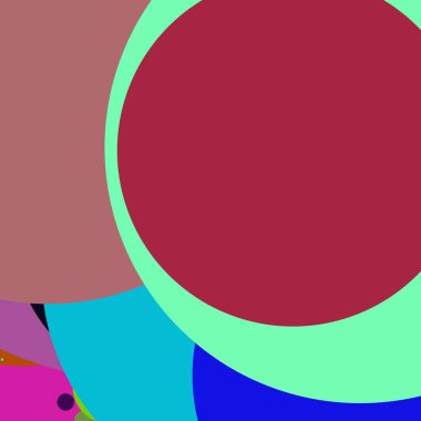 Daire geometrik şaşırtıcı arka plan çok renkli desen.