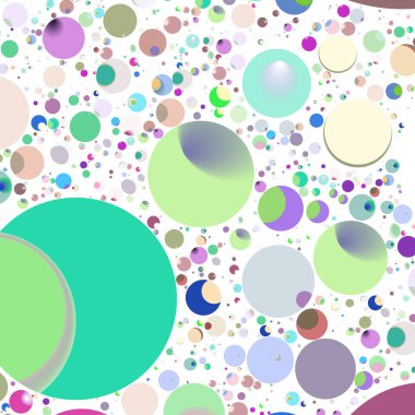 Çok renkli geometrik daire arka plan seamless modeli.
