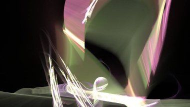 Fantezi kaotik renkli fraktal desen. Soyut Fraktal şekiller. 3D render resimde arka plan veya duvar kağıdı.