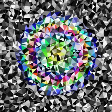 Arka plan çok renkli geometrik poligonal.