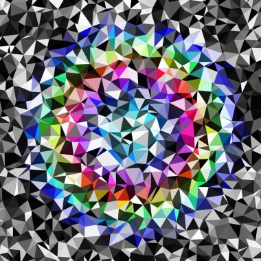 Arka plan çok renkli geometrik poligonal.