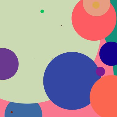 Daire geometrik şaşırtıcı arka plan çok renkli desen.