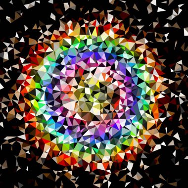 Arka plan çok renkli geometrik poligonal.