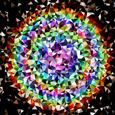 Arka plan çok renkli geometrik poligonal.