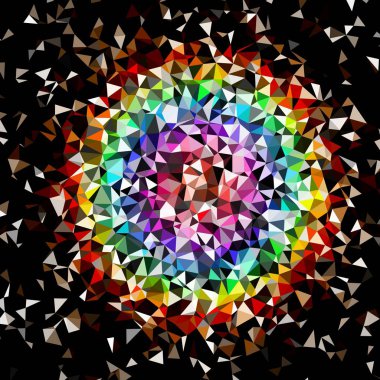 Arka plan çok renkli geometrik poligonal.