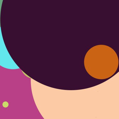 Daire geometrik güzel arka plan çok renkli desen.