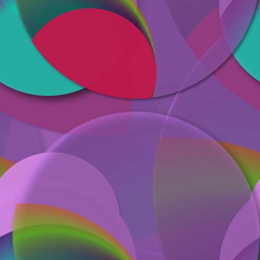Çok renkli geometrik daire arka plan seamless modeli.