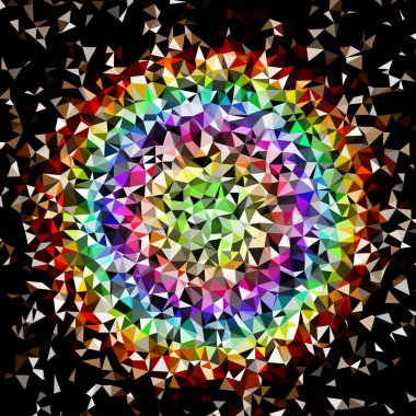 Arka plan çok renkli geometrik poligonal.