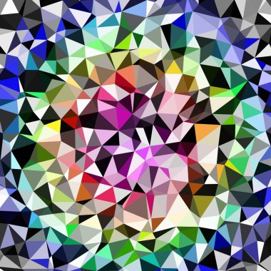 Arka plan çok renkli geometrik poligonal.