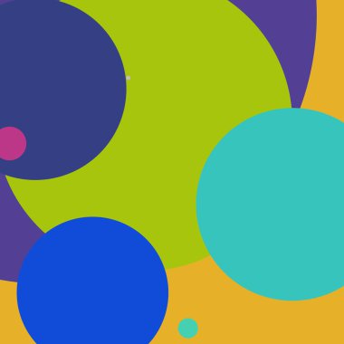 Daire geometrik şaşırtıcı arka plan çok renkli desen.