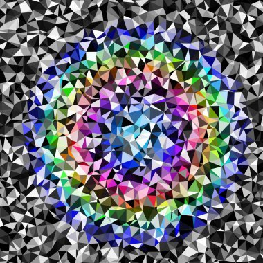 Arka plan çok renkli geometrik poligonal.