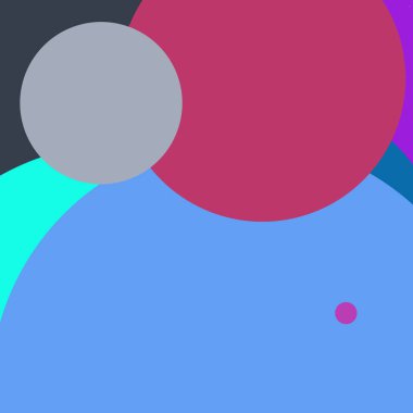 Daire geometrik yeni arka plan çok renkli desen.