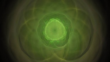 Fantezi kaotik renkli fraktal desen. Soyut Fraktal şekiller. 3D render resimde arka plan veya duvar kağıdı.